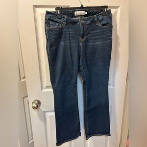 Torrid Size 12S Dark Blue Straight Leg Jeans Pre-Owned EUC Like New Vintage